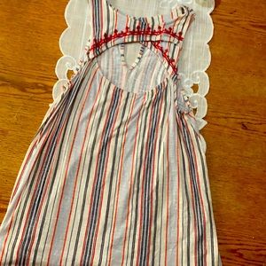 Cute Vintage Multi Stripe Tanktop
